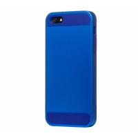 Чехол COI+ Aluminium синий для iPhone 5/5s. CO5AC |