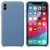 Чехол iPhone XS Leather Case -  цвет (Cornflower) синие сумерки MVFX2 |