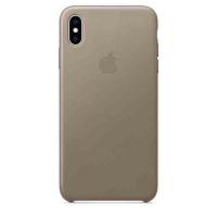 Чехол iPhone XS Max Leather Case - Taupe MRWR2 |