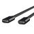Кабель USB-C to USB-C Cable,5A, 10Gbps, Black F2CU052bt1M-BLK |