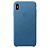 Чехол iPhone XS Max Leather Case - Cape Cod Blue MTEW2 |
