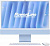 Моноблоки Apple iMac 24" 4,5K M4 8C CPU, 8C GPU 16 ГБ, 256 ГБ, голубой MWUF3 |